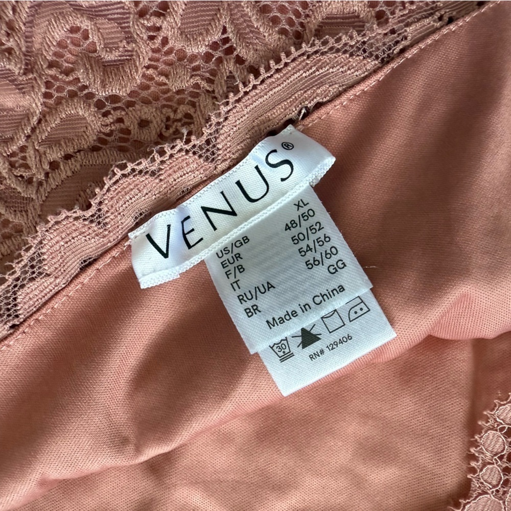 Venus Cut Out Detailed Lace Sleeveless Top in Dusty Pink Women’s Size XL - Picture 5 of 8